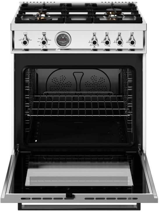 Bertazzoni Professional Series 30" Bianco Pro Style Gas Range-1