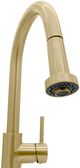 ZLINE Autograph Edition Monet Champagne Bronze Pull Down Single Handle Kitchen Faucet-3