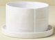 Magnolia Home by Joanna Magnolia White 4" Folded Rim Planter-0