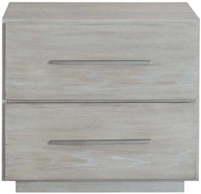 Modus Furniture Destination Cotton Gray Nightstand-2