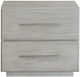 Modus Furniture Destination Cotton Gray Nightstand-2