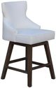 Nest Home Collections Lacey Barbury Pearl/Medium Gray Swivel Counter Stool-0