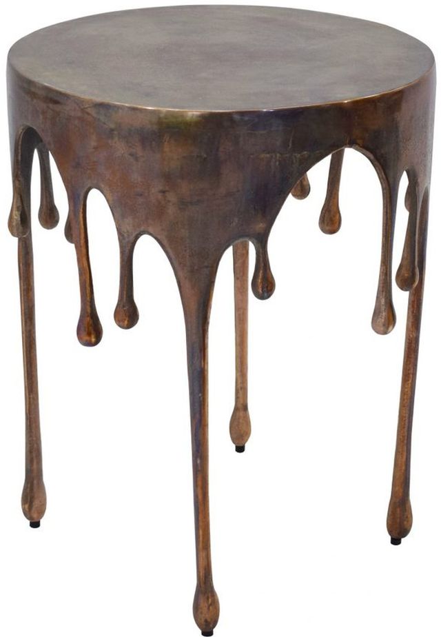 Moe's Home Collection Copperworks Antique Copper Accent Table-2