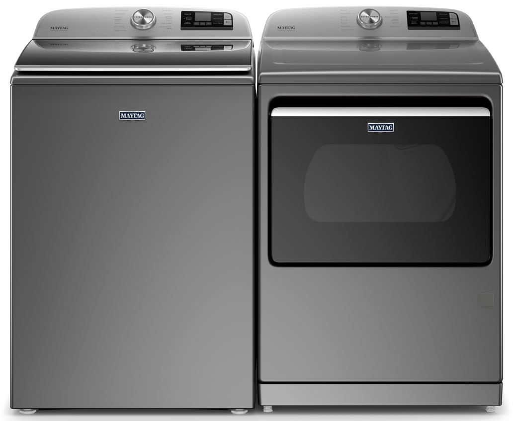 Ensemble de buanderie à chargement vertical Maytag® - Ardoise métallique