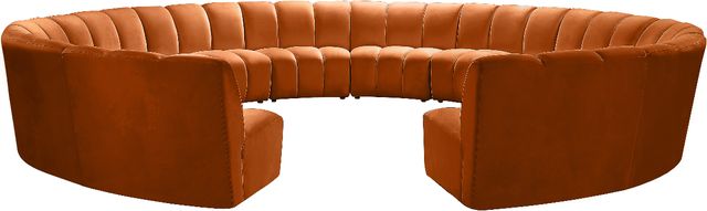 Meridian Furniture Infinity 12-Piece Cognac Modular Sectional-0
