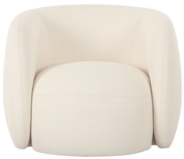 Moe's Home Collection Rae Cream Plastic/Polyester Outdoor Accent Chair-1
