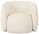 Moe's Home Collection Rae Cream Plastic/Polyester Outdoor Accent Chair-1