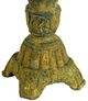 A & B Home Green Tinged Candle Holder-2