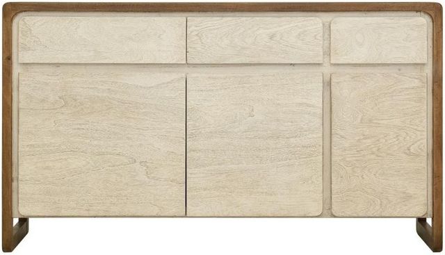 International Furniture Direct Evoke Brown/Ivory Console-3
