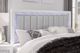 Global Furniture USA Santorini Metallic White King Panel Bed-2