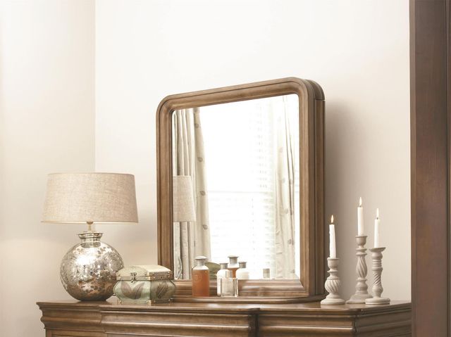Universal Explore Home™ New Lou Cognac Dresser And Storage Mirror-3