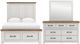 Benchcraft® Savonport 3-Piece Brown/White Full Panel Storage Bedroom Set-0