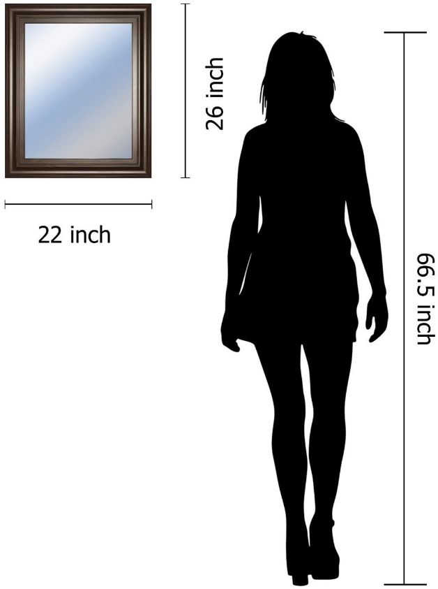 Classy Living Espresso Aura Wall Mirror-2