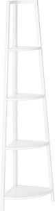 Monarch Specialties Inc. White Corner Bookcase-2