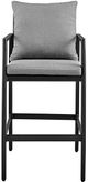 Armen Living Cayman Grey Outdoor Patio Counter Bar Stool-1