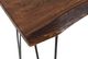 Jofran Inc. Nature's Edge Chestnut Console Table with Black Base-4