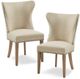 Olliix by Madison Park Cream Set of 2 Skylar Dining Chairs-4