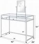 ACME Furniture Coleen 2-Piece Chrome Vanity Set-4