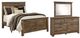Signature Design by Ashley® Trinell 3-Piece Brown Queen Panel Bed Set-0