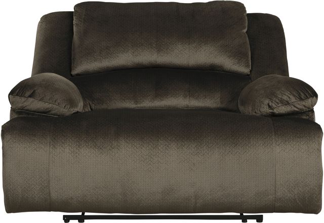 Signature Design by Ashley® Clonmel Chocolate Zero Wall Power Wide Recliner-2