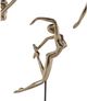Furniture Classics Landry 3-Piece Gold/Silver Sculpture Set-3