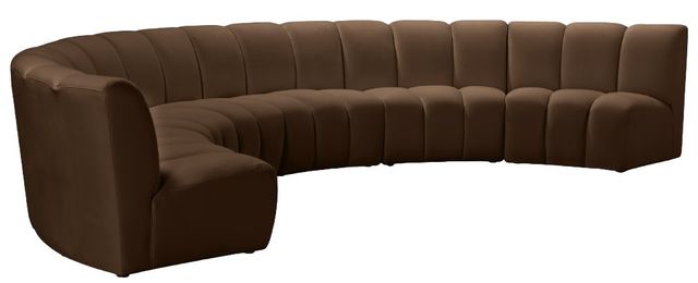 Meridian Furniture Infinity 6-Piece Brown Modular Sectional-0