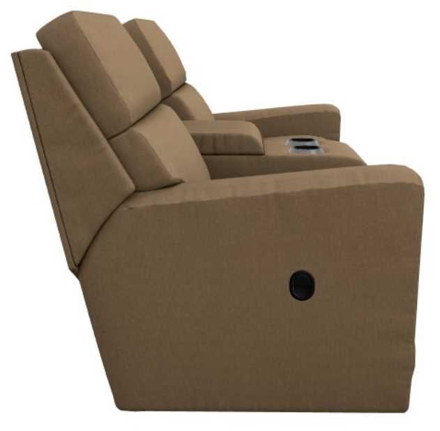La-Z-Boy® Apollo Toast Manual Reclining Loveseat with Console-3