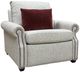 Mayo Furniture Customizable Fabric Notch Arm Power Recliner Chair-0