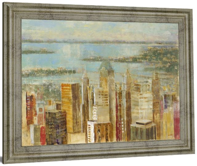 Classy Living Golden Harbor Skyline Wall Art-2