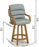Chromcraft™ Customizable Nova 30" Bar Chair -2