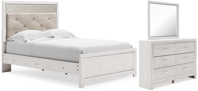Signature Design by Ashley® Altyra 3-Piece White Full Panel Bed Set-0