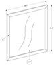 Monarch Specialties Inc. Grey Reclaimed Wall Mirror-2