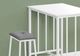 Monarch Specialties Inc. 3-Piece White Counter Height Dining Set-2