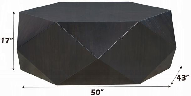 ACME Furniture Hanniel Antique Black Coffee Table-2