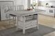 ECI Furniture Summer Winds Gray/White Kitchen Island-0