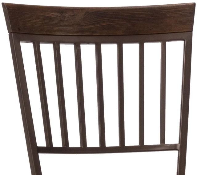 HH2 Home Hawkins Antique Brown Counter Height Stool-1