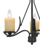 Cal® Lighting & Accessories Morelis 3-Light Black Smith Chandelier-1