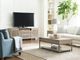 Hammary® West Fork Bailey Aged Taupe Coffee Table with Nickel Base-1