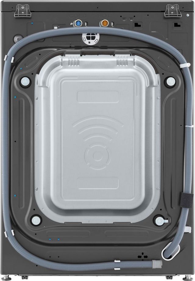 LG Middle Black Front Load Laundry Pair-6