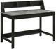 Coaster® Besler Black/Gray Stone SmartTop Writing Desk with Shelf-0