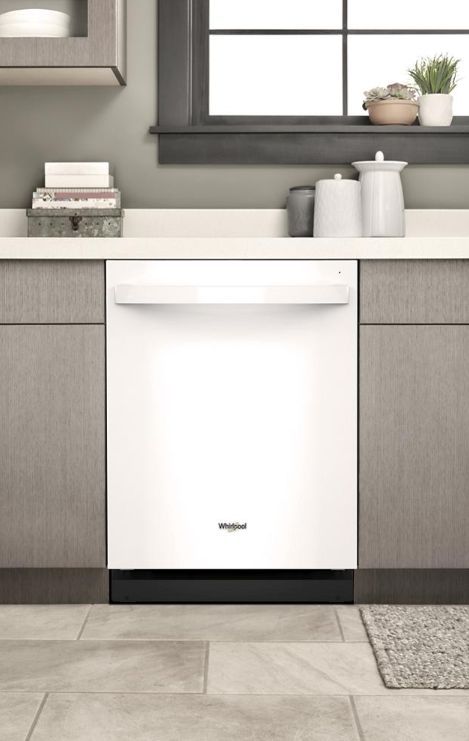 Whirlpool® 24" White Top Control Built In Dishwasher-5