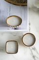 A & B Home Navya 3-Piece Gold/White Bling Candle Set-2
