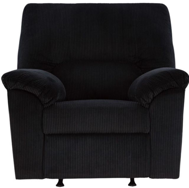 Signature Design by Ashley® SimpleJoy Onyx Manual Rocker Recliner-1