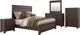 Liberty Furniture Thornwood Hills 5-Piece Rock Beaten Brown California King Panel Bed Set-0