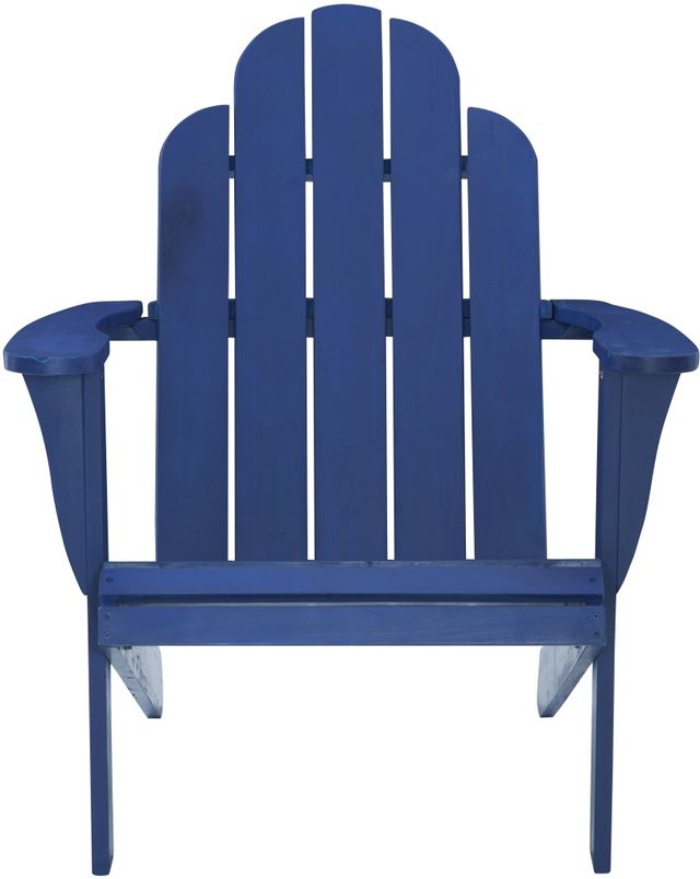 Linon Adirondack Blue Wooden Outdoor Chair-2