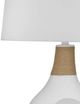 Bassett Mirror Nigel Matte White Table Lamp-2
