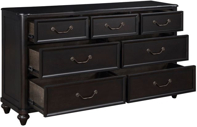 Mazin Furniture Herman Gray Brown Dresser-2