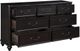 Mazin Furniture Herman Gray Brown Dresser-2
