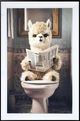 Classy Living Refreshing Quirky Alpaca I Wall Art-0