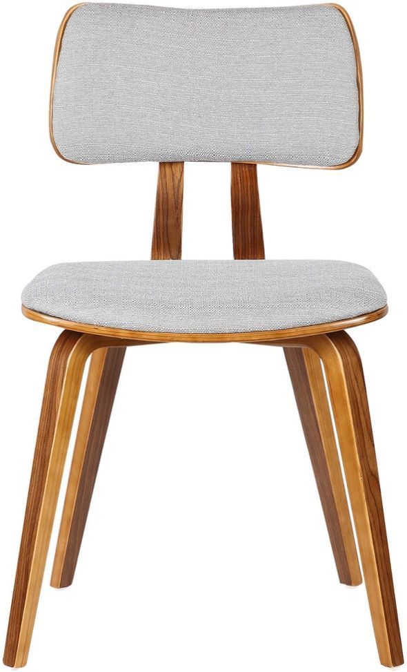 Armen Living Jaguar Gray/Walnut Dining Side Chair-3